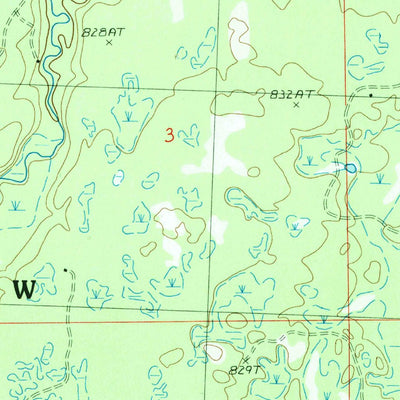 United States Geological Survey Avery, MI (1986, 24000-Scale) digital map