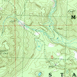 United States Geological Survey Avery, MI (1986, 24000-Scale) digital map