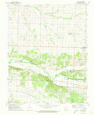 United States Geological Survey Avilla, MO (1971, 24000-Scale) digital map