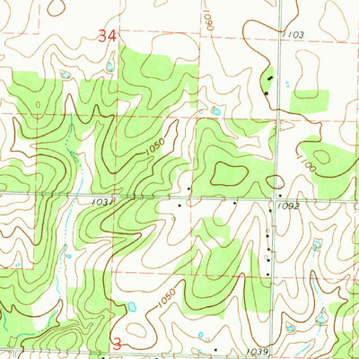 United States Geological Survey Avilla, MO (1971, 24000-Scale) digital map