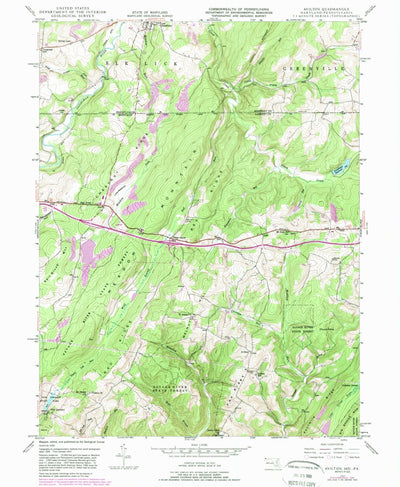 United States Geological Survey Avilton, MD-PA (1947, 24000-Scale) digital map
