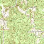 United States Geological Survey Avinger, TX (1962, 24000-Scale) digital map