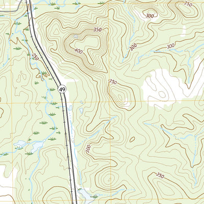 United States Geological Survey Avinger, TX (2022, 24000-Scale) digital map
