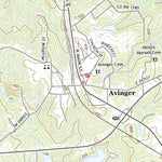 United States Geological Survey Avinger, TX (2022, 24000-Scale) digital map