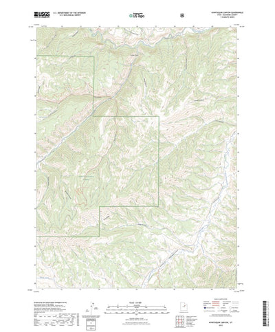 United States Geological Survey Avintaquin Canyon, UT (2023, 24000-Scale) digital map
