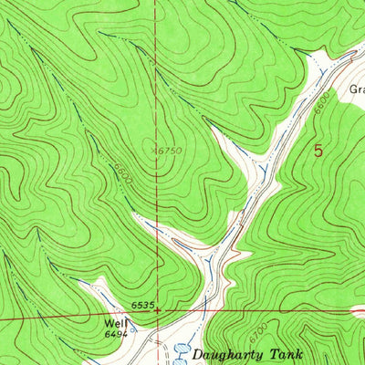 United States Geological Survey Avis, NM (1965, 24000-Scale) digital map