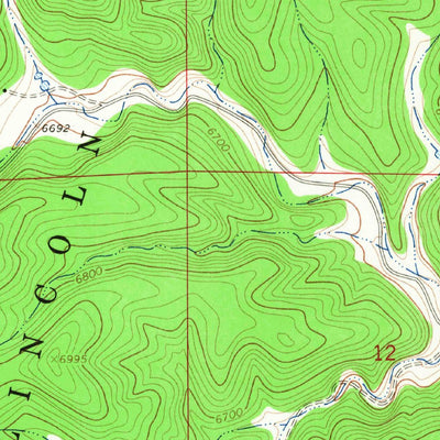 United States Geological Survey Avis, NM (1965, 24000-Scale) digital map