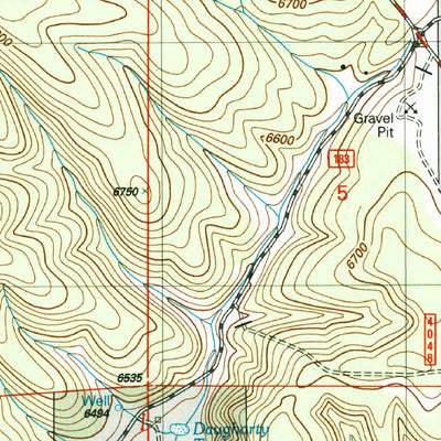 United States Geological Survey Avis, NM (2004, 24000-Scale) digital map