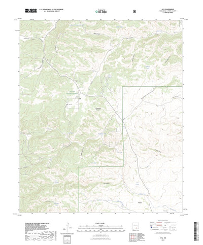 United States Geological Survey Avis, NM (2023, 24000-Scale) digital map