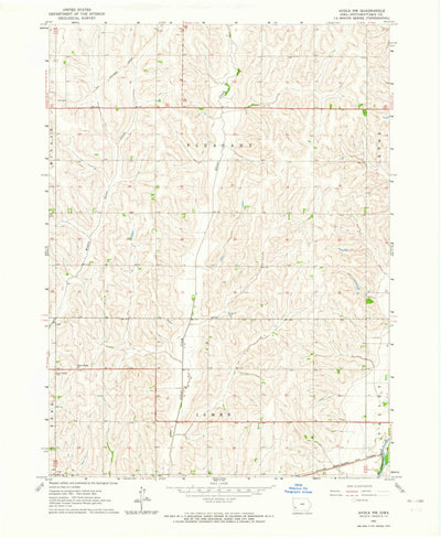 United States Geological Survey Avoca NW, IA (1963, 24000-Scale) digital map