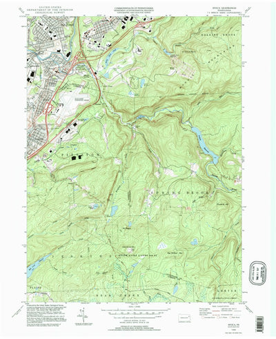 United States Geological Survey Avoca, PA (1994, 24000-Scale) digital map