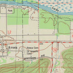 United States Geological Survey Avoca, WI (1983, 24000-Scale) digital map