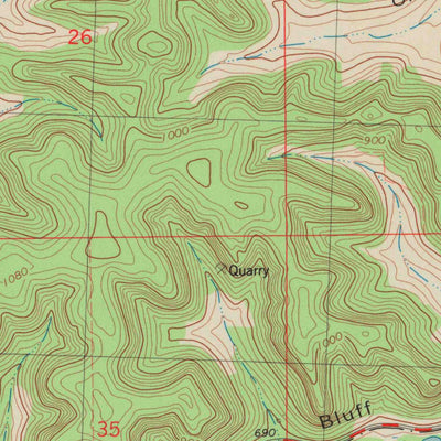 United States Geological Survey Avoca, WI (1983, 24000-Scale) digital map