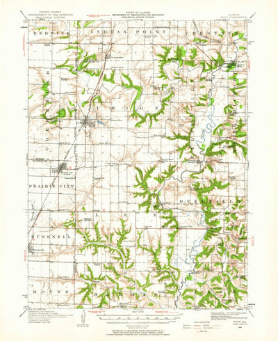 United States Geological Survey Avon, IL (1944, 62500-Scale) digital map