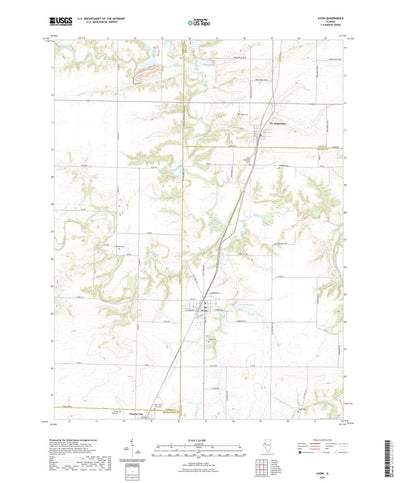 United States Geological Survey Avon, IL (2021, 24000-Scale) digital map