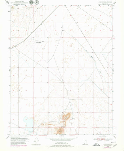 United States Geological Survey Avon NW, UT (1951, 24000-Scale) digital map