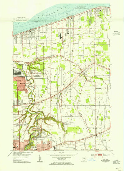 United States Geological Survey Avon, OH (1953, 24000-Scale) digital map