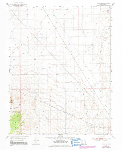 United States Geological Survey Avon SE, UT (1950, 24000-Scale) digital map