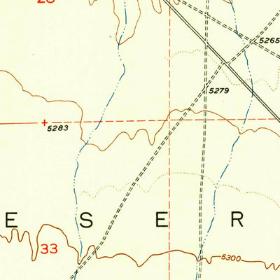 United States Geological Survey Avon SE, UT (1951, 24000-Scale) digital map