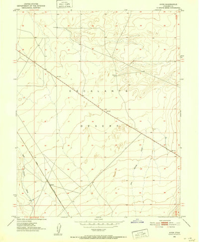 United States Geological Survey Avon, UT (1951, 24000-Scale) digital map
