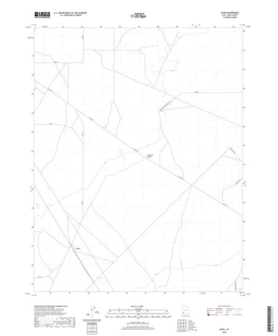 United States Geological Survey Avon, UT (2020, 24000-Scale) digital map