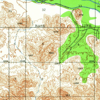 United States Geological Survey Avondale, AZ (1946, 62500-Scale) digital map