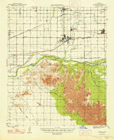 United States Geological Survey Avondale, AZ (1948, 62500-Scale) digital map