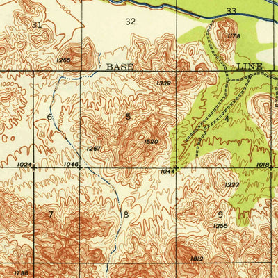 United States Geological Survey Avondale, AZ (1948, 62500-Scale) digital map