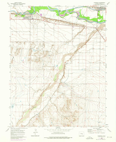 United States Geological Survey Avondale, CO (1960, 24000-Scale) digital map