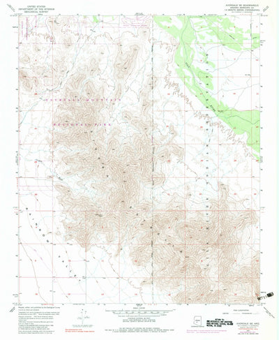United States Geological Survey Avondale SE, AZ (1957, 24000-Scale) digital map