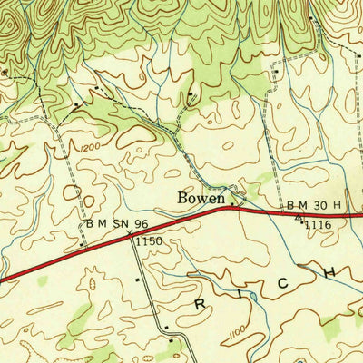 United States Geological Survey Avondale, TN (1939, 24000-Scale) digital map
