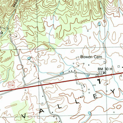 United States Geological Survey Avondale, TN (1979, 24000-Scale) digital map