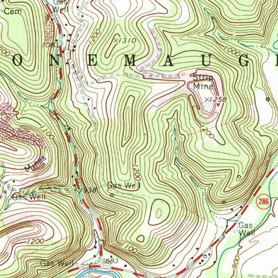 United States Geological Survey Avonmore, PA (1964, 24000-Scale) digital map