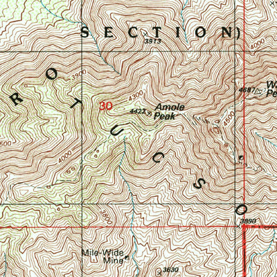 United States Geological Survey Avra, AZ (1996, 24000-Scale) digital map