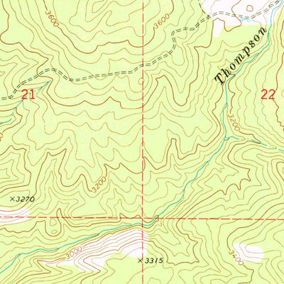 United States Geological Survey Axehandle Butte, OR (1968, 24000-Scale) digital map