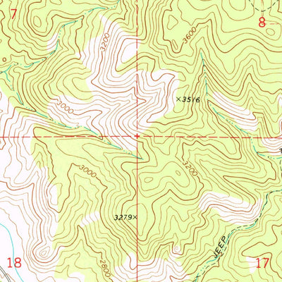 United States Geological Survey Axehandle Butte, OR (1968, 24000-Scale) digital map