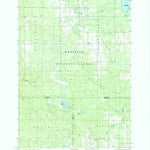 United States Geological Survey Axin, MI (1987, 24000-Scale) digital map