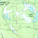 United States Geological Survey Axin, MI (1987, 24000-Scale) digital map