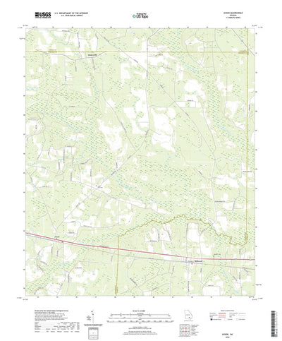 United States Geological Survey Axson, GA (2020, 24000-Scale) digital map