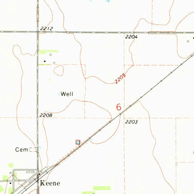 United States Geological Survey Axtell East, NE (1970, 24000-Scale) digital map