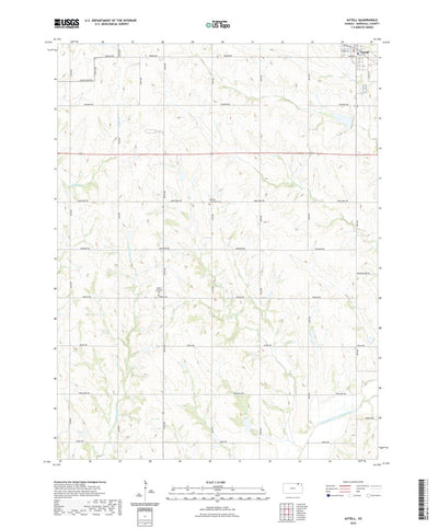 United States Geological Survey Axtell, KS (2022, 24000-Scale) digital map