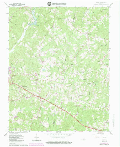 United States Geological Survey Axton, VA (1965, 24000-Scale) digital map