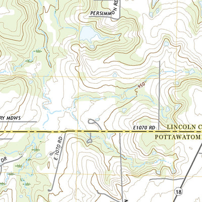 United States Geological Survey Aydelotte, OK (2022, 24000-Scale) digital map