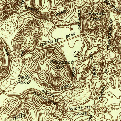 United States Geological Survey Ayer, MA (1935, 24000-Scale) digital map