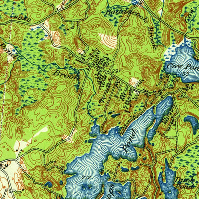 United States Geological Survey Ayer, MA (1939, 31680-Scale) digital map