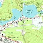 United States Geological Survey Ayer, MA (1966, 24000-Scale) digital map