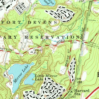 United States Geological Survey Ayer, MA (1966, 24000-Scale) digital map