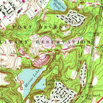 United States Geological Survey Ayer, MA (1966, 25000-Scale) digital map