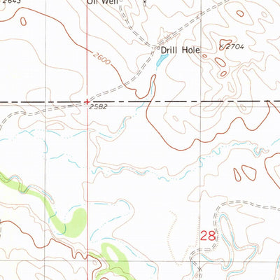 United States Geological Survey Ayer Spring NE, MT (1981, 24000-Scale) digital map