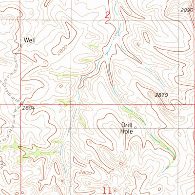 United States Geological Survey Ayer Spring NE, MT (1981, 24000-Scale) digital map